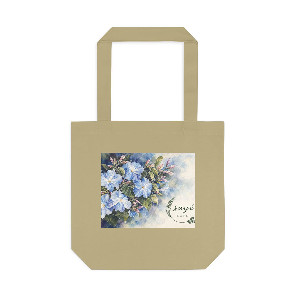 Canvas Tote Bag — Pink Watercolor Poppies Floral Market Tote