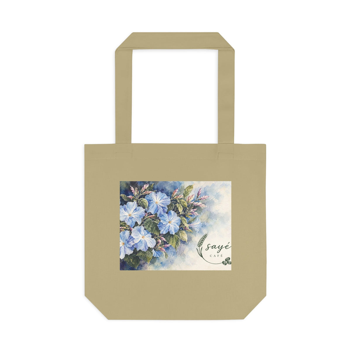 Canvas Tote Bag — Pink Watercolor Poppies Floral Market Tote