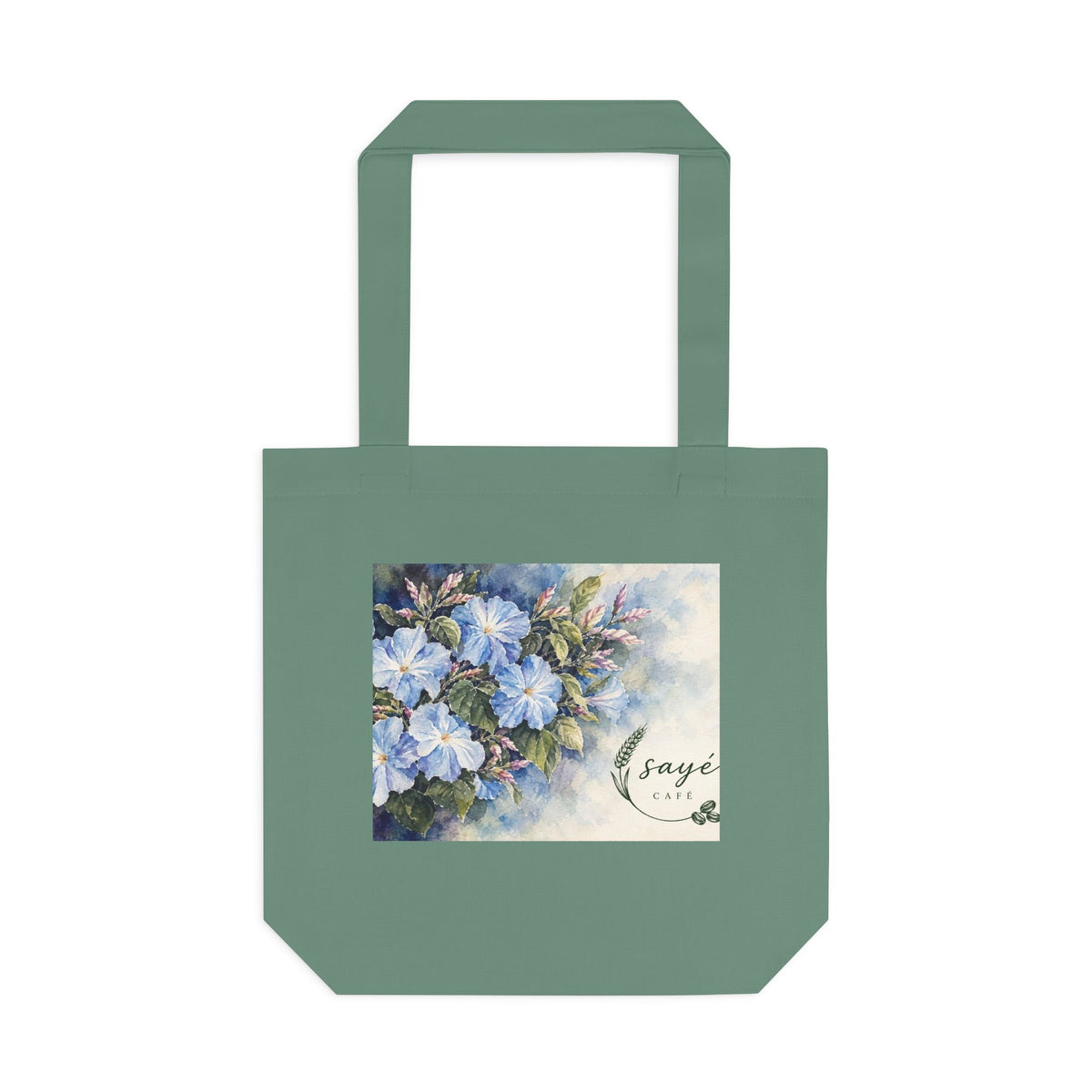 Canvas Tote Bag — Pink Watercolor Poppies Floral Market Tote