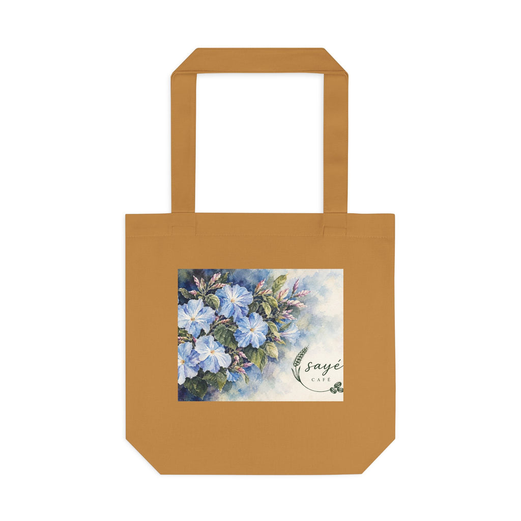 Canvas Tote Bag — Pink Watercolor Poppies Floral Market Tote