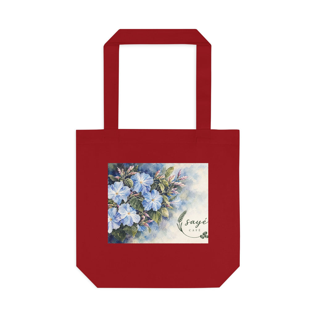 Canvas Tote Bag — Pink Watercolor Poppies Floral Market Tote