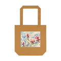 Floral Watercolor Tote Bag — "Sage" Botanical Cotton Shopper