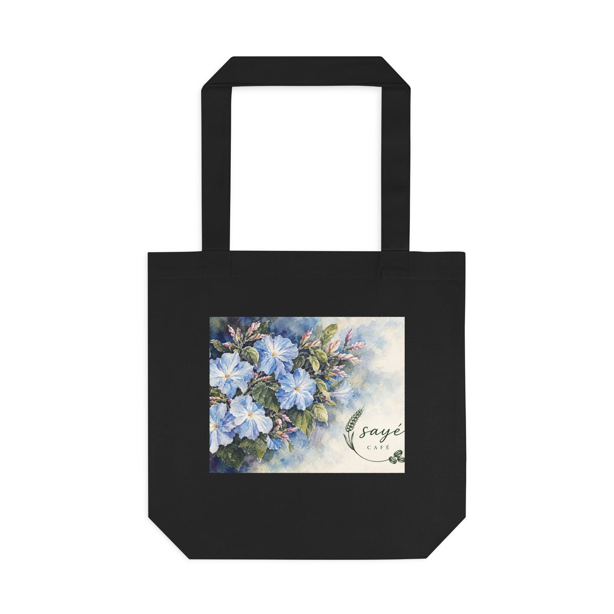 Canvas Tote Bag — Pink Watercolor Poppies Floral Market Tote