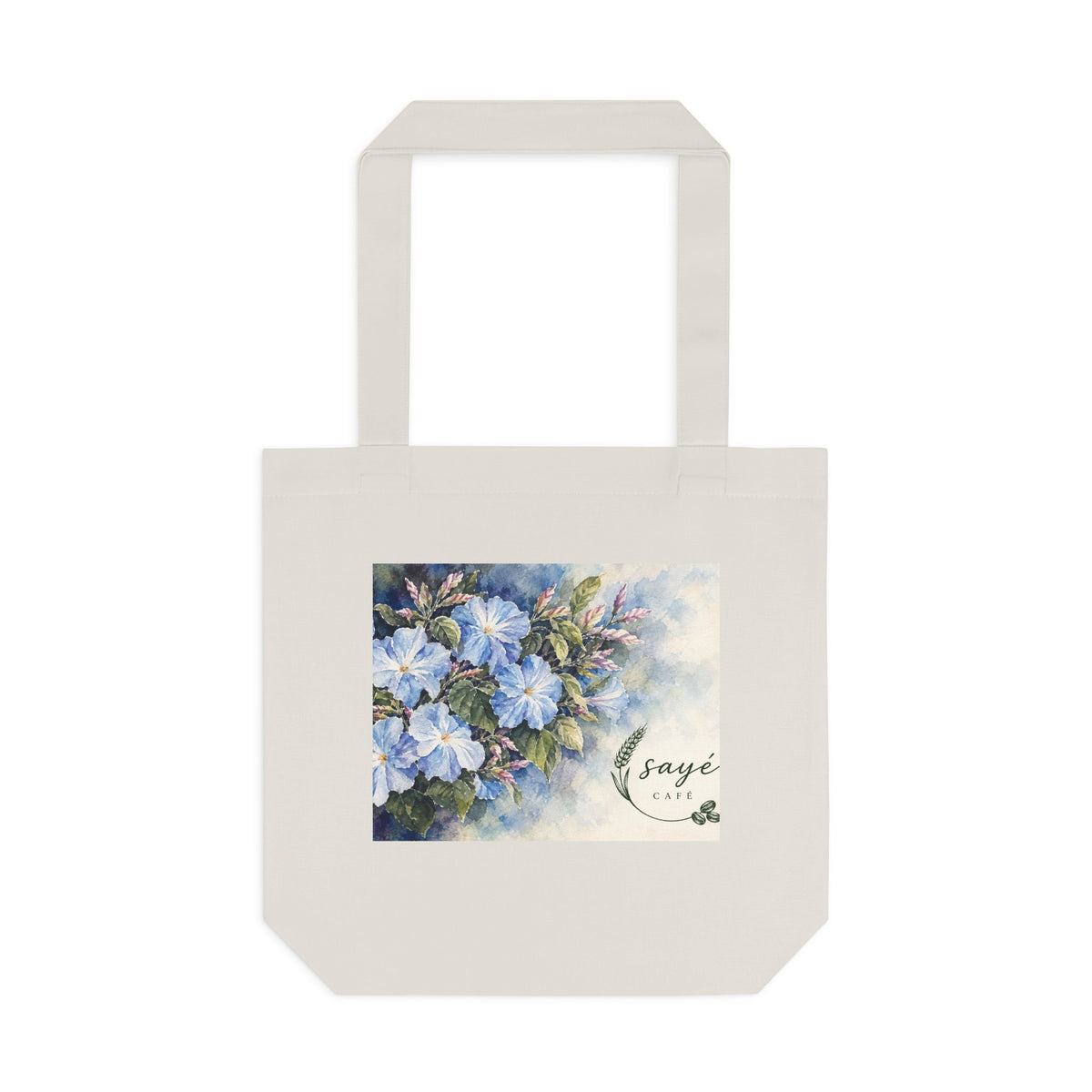 Canvas Tote Bag — Pink Watercolor Poppies Floral Market Tote