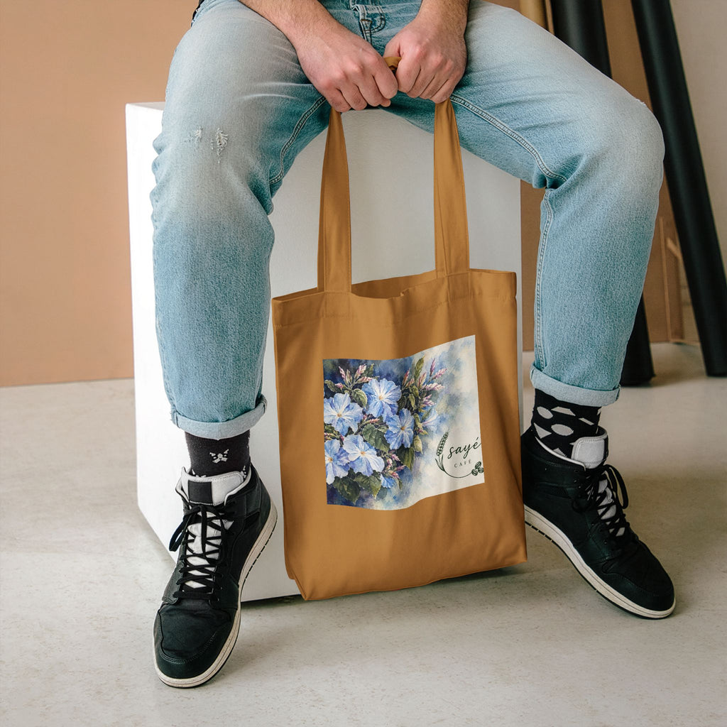 Canvas Tote Bag — Pink Watercolor Poppies Floral Market Tote